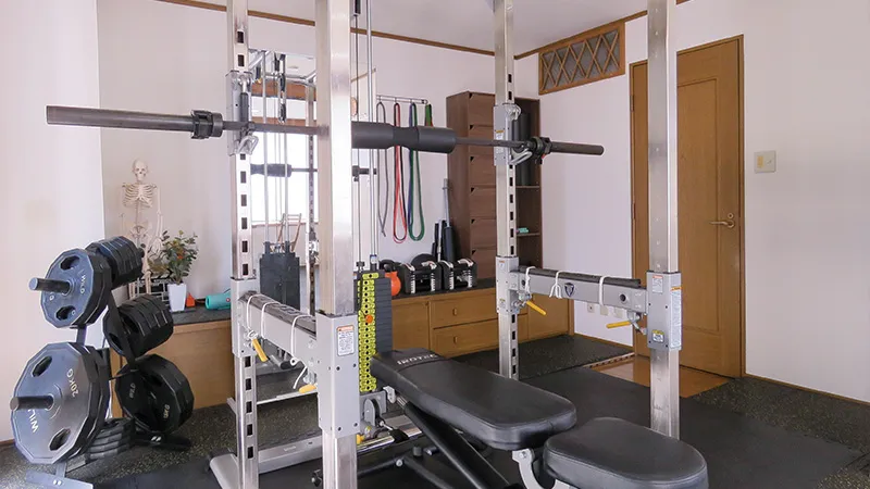 完全個室のトレーニングルーム